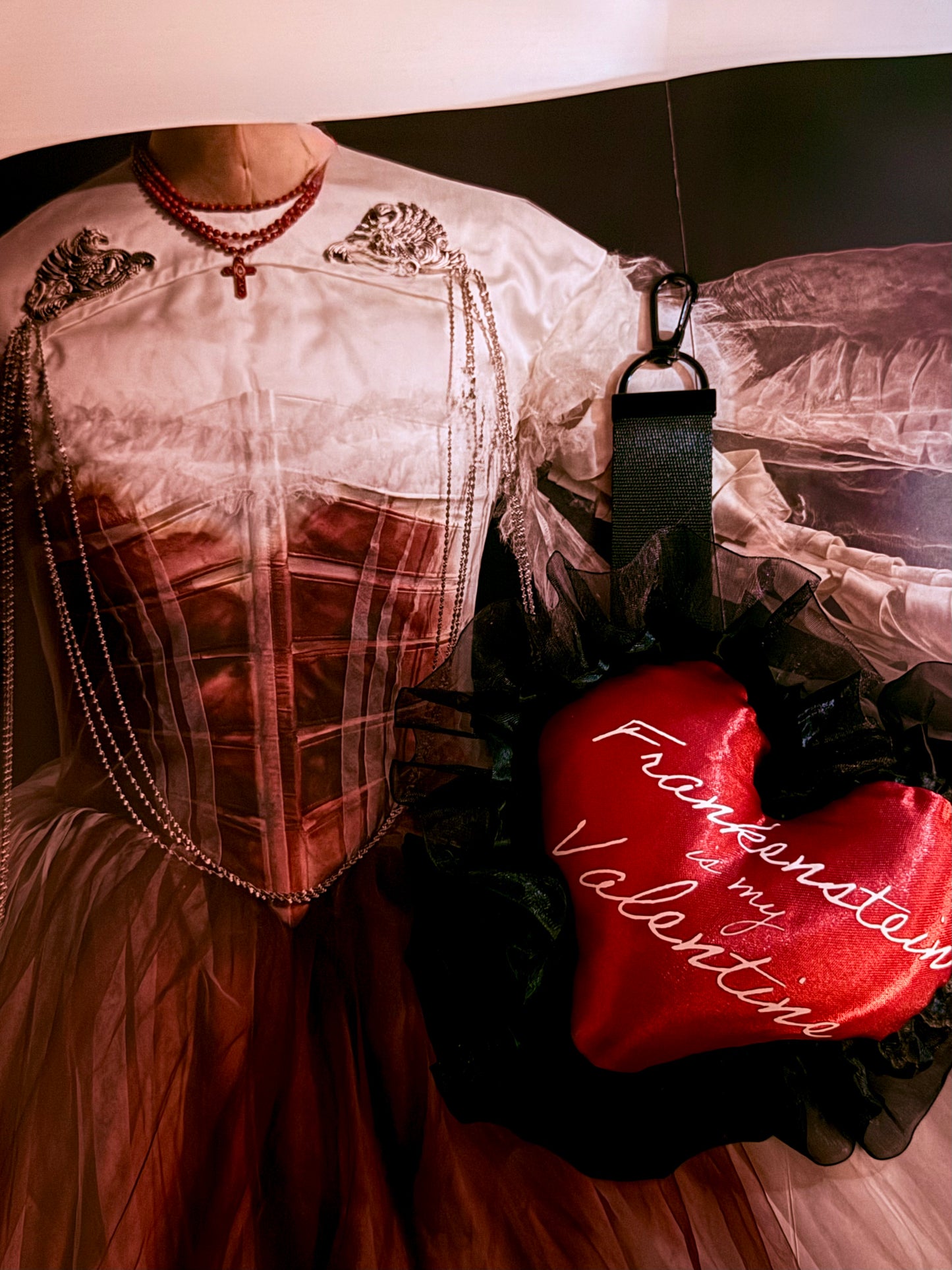 Frankenstein is my Valentine Bag Charm