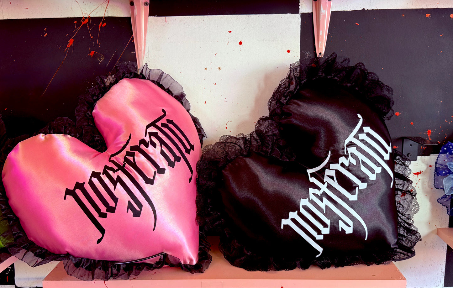 Pink/ Black Orlok Pillow