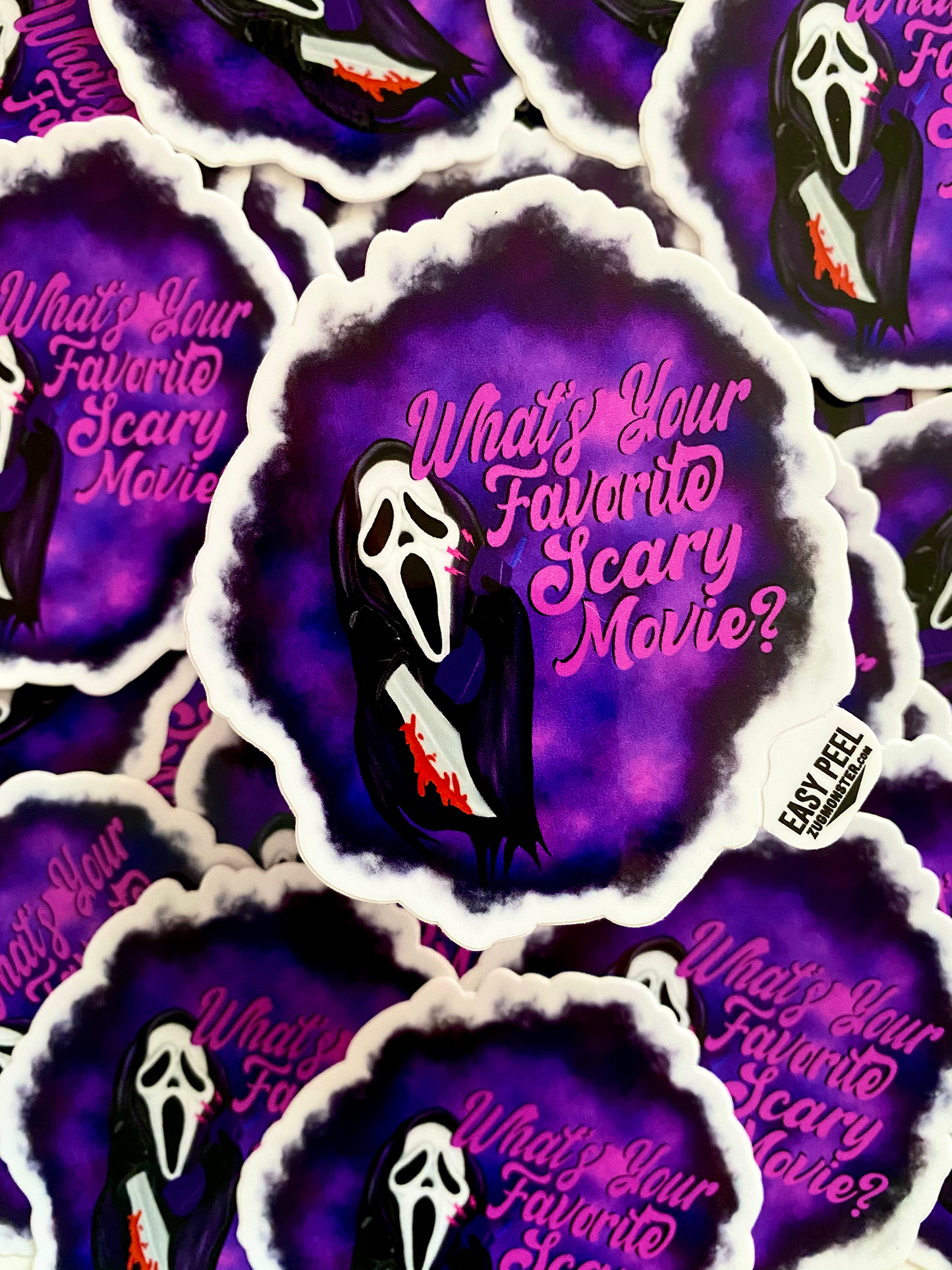 What's Your Favorite Scary Movie? Sticker