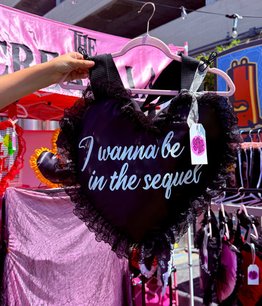 Pre order “I wanna be in the sequel” tote bag