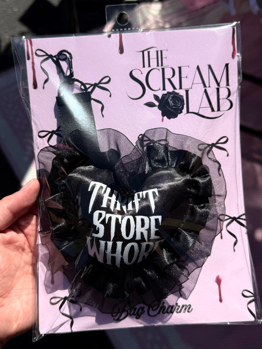 Thrift store bag charm
