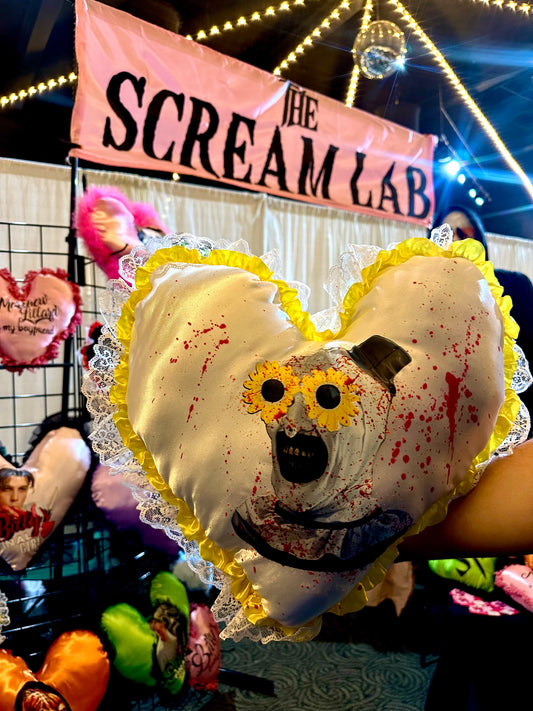 Demonic Clown Pillow