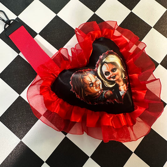 Plastic Demon Couple Keychain