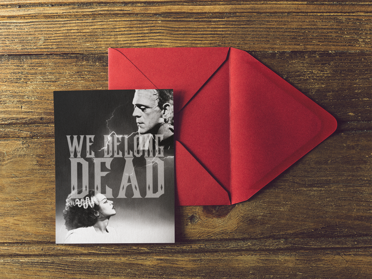 "We Belong Dead" Card